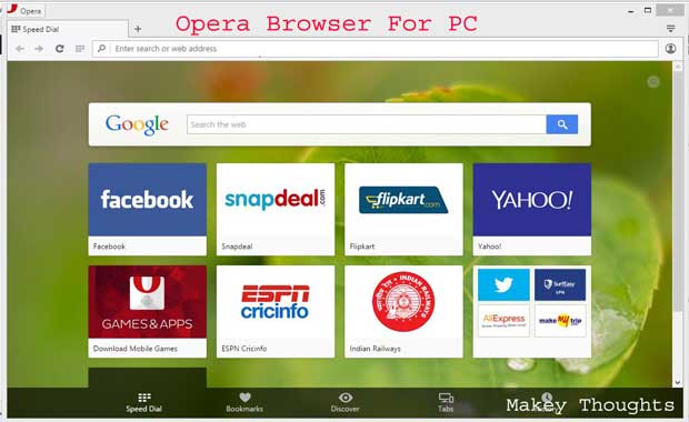 opera browser for pc download